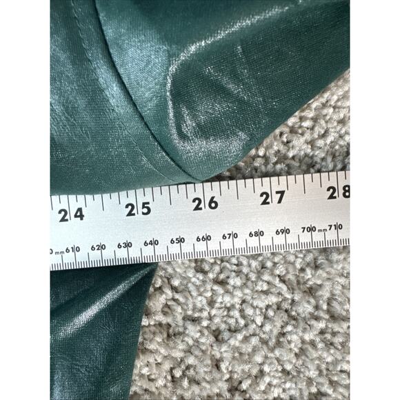 Vintage Thermo JAC TJ Light weight Trench Long Green Jacket Size 14 - Picture 12 of 13